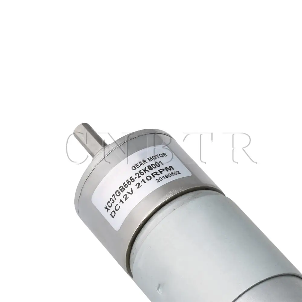 CNBTR 12V DC 210RPM Высокий крутящий момент электродвигатель низкий уровень шума