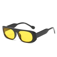 retro small rectangle sunglasses women brand designer fashion oval clear candy color eyewear shades uv400 men sun glasses