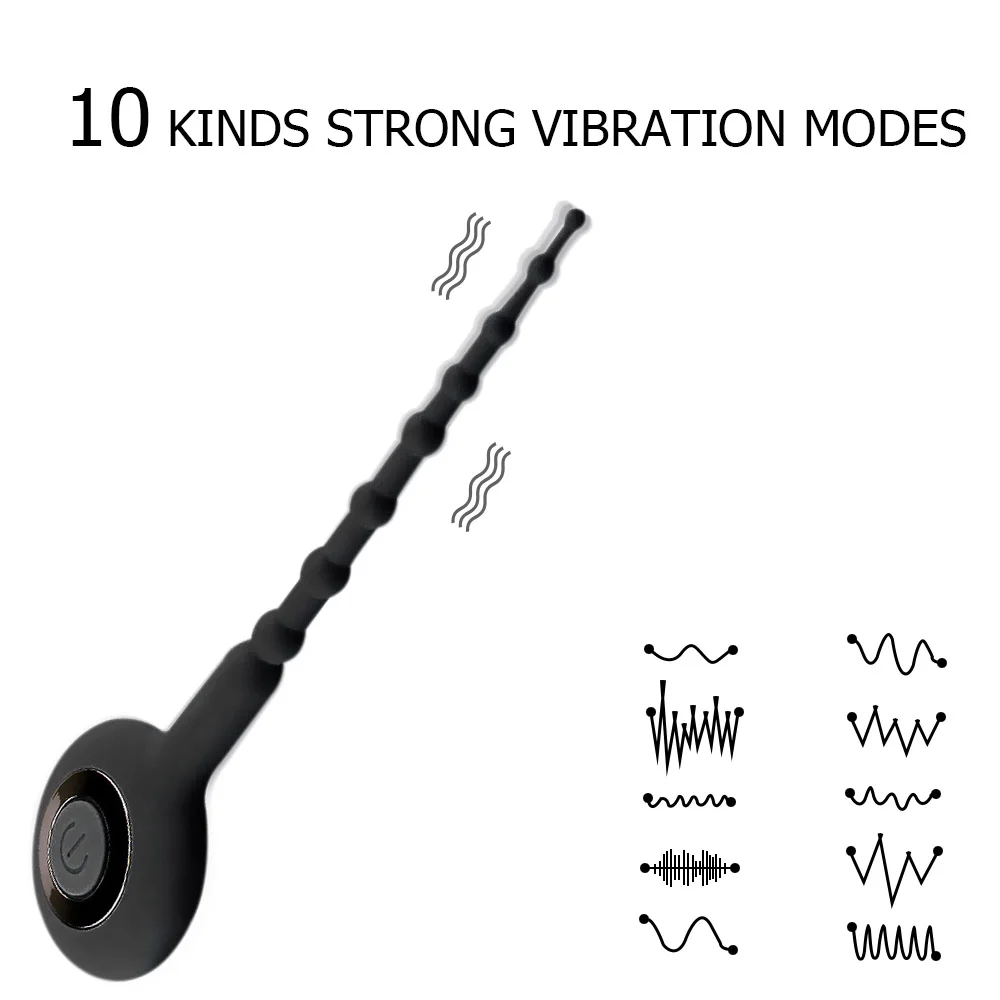 Вытяжной вибратор сильный конский карандаш для глаз массажер пениса уретральный