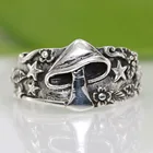 Винтажное кольцо с рисунком в виде гриба в виде звезды в стиле ретро панк цвет: старое серебро палец кольца для мужчин и женщин хип-хоп ювелирные изделия R122601A