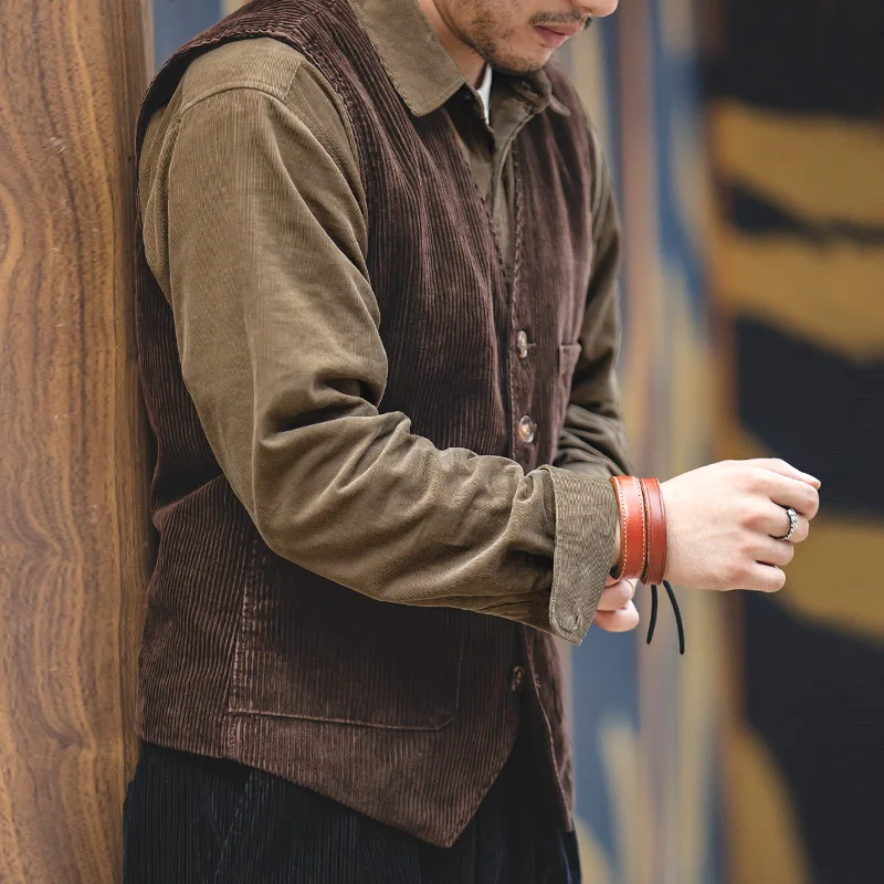 Мужская Вельветовая рубашка с длинным рукавом размеры до XXL | одежда