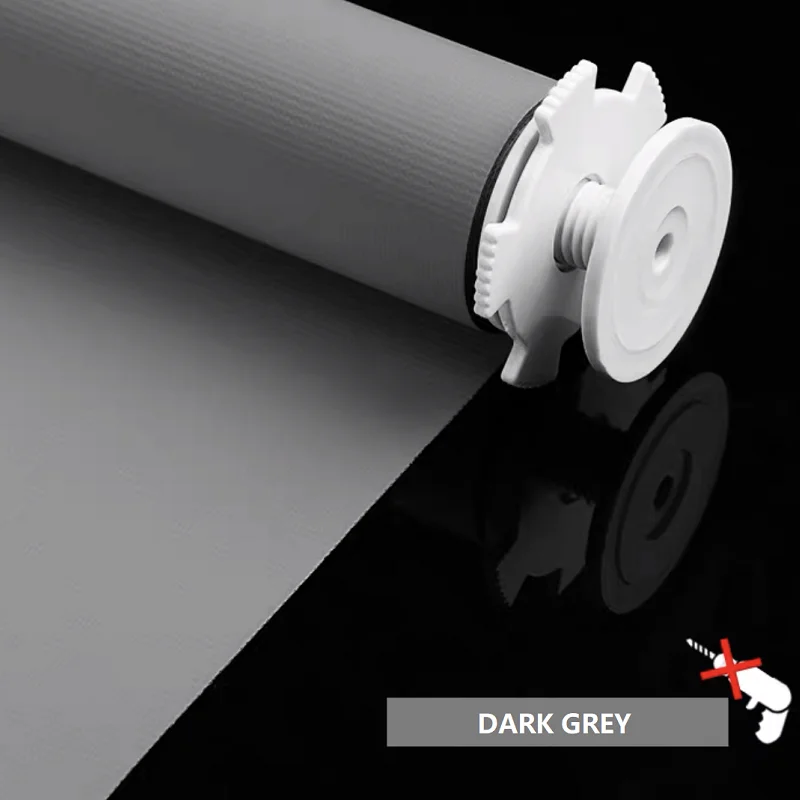 Водонепроницаемые огнестойкие полностью черные роликовые жалюзи для окон винты