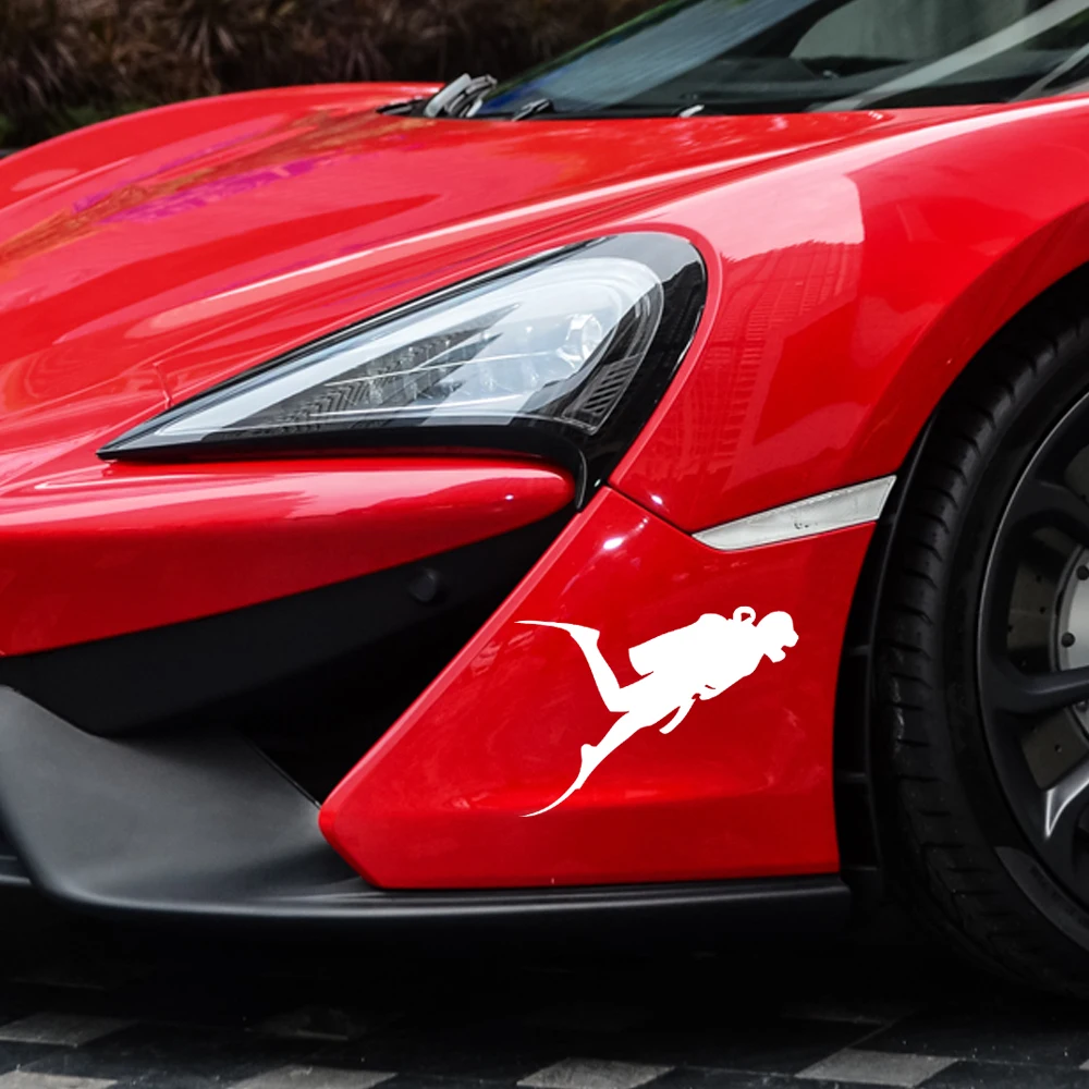 EARLFAMILY 13 см x 10 наклейка для дайвинга с аквалангом водителя храпа костюма лодки