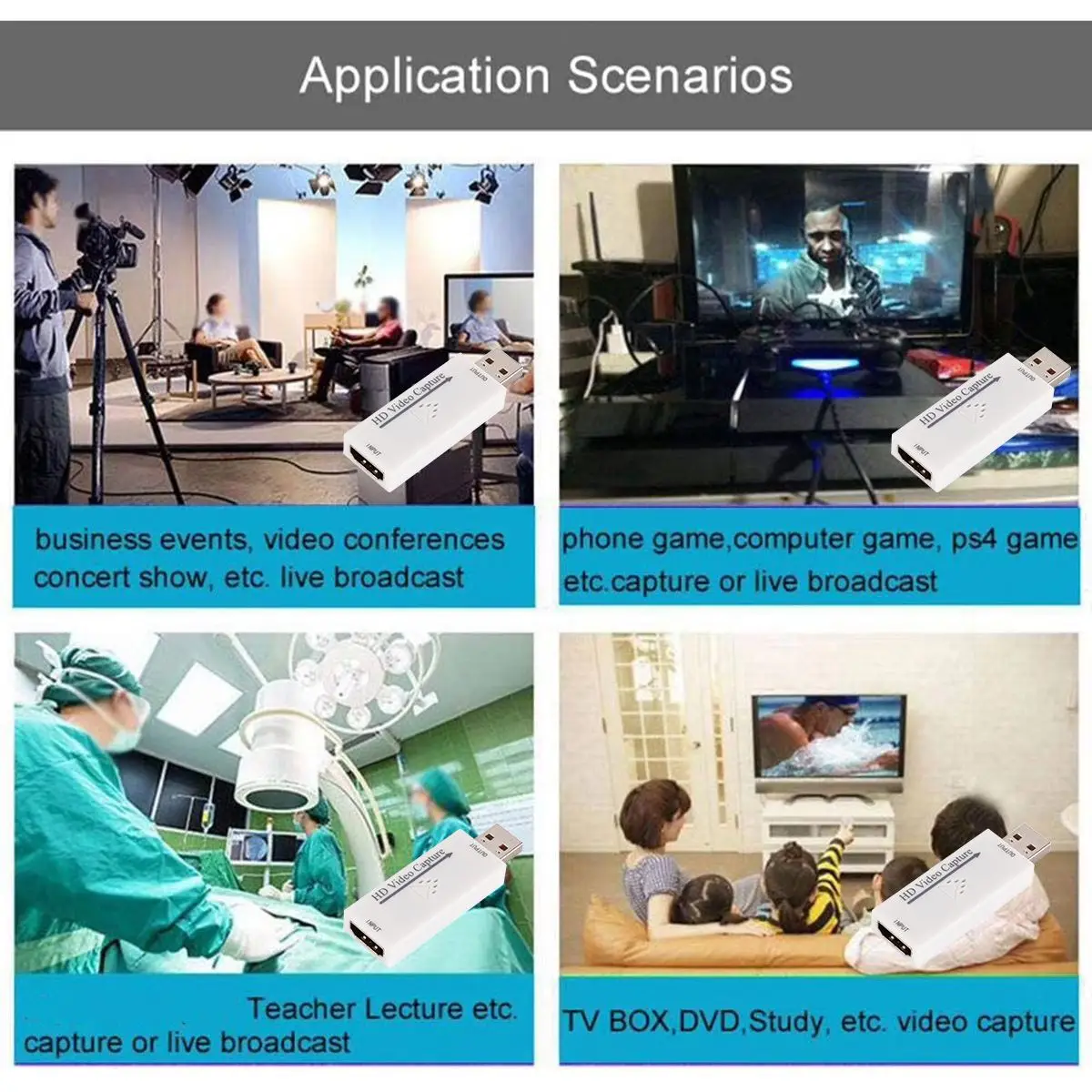 USB 2 0 HDMI-совместимый видеозахват Карта видеозахвата коробка для записи в реальном