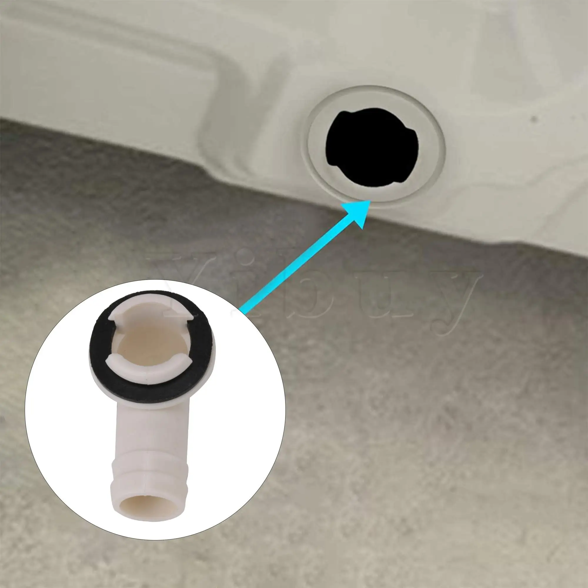 

5 x Universal Air Conditioner Drain Hose Adapter Connector 20mm Diameter