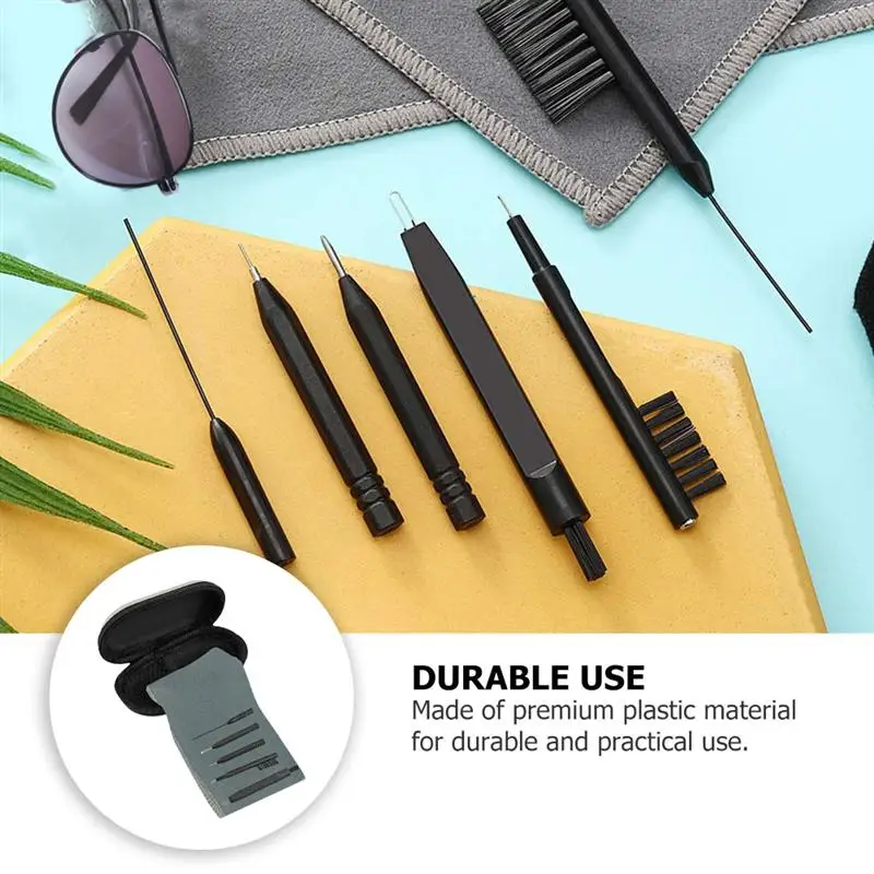 

7pcs/set Hearing Aid Cleaning Brush Hearing Aid Cleaning Tool with Storage Box