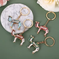 new crystal camel alloy car keychain wild simple creative pendant exquisite party gift fashion jewelry