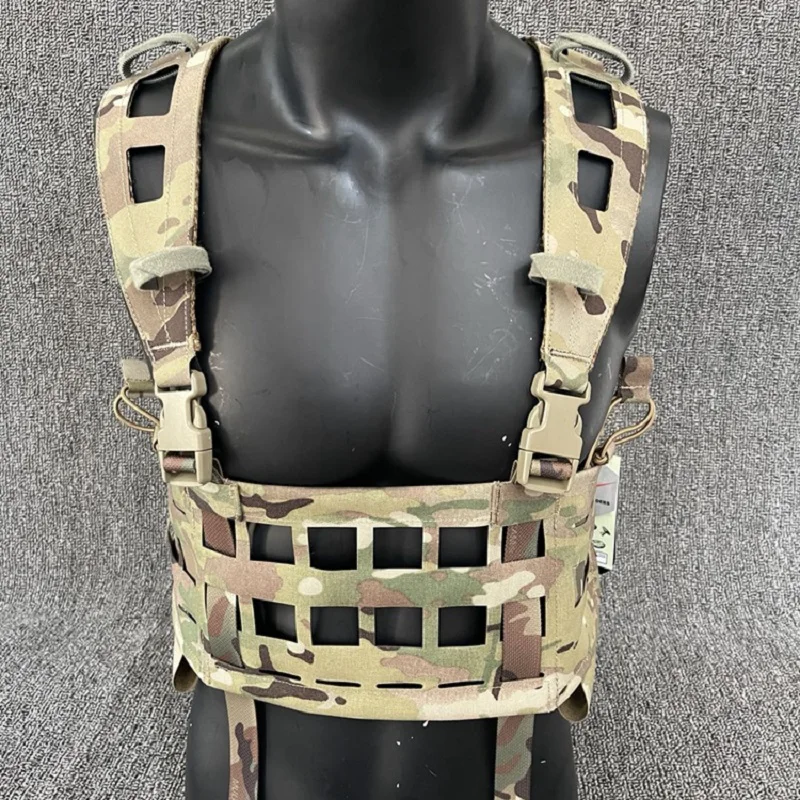 

New Tactical Air Light Laser Cutting Chest Rig Chest Hanging 500D Cordura Ranger Green/MC/CB/BK