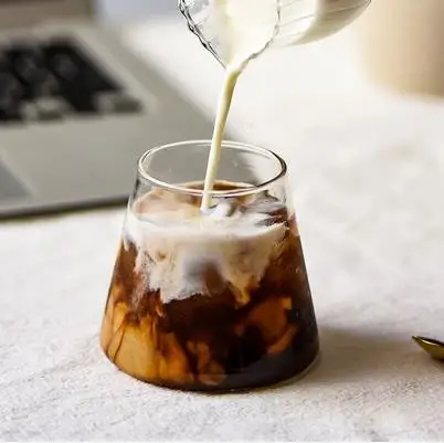 

Japanese Style High Borosilicate Glass Ins Wind Heat-resistant Glass Water Cup Milk Coffee Cup Cold Drink Cup Mount Fuji Cup