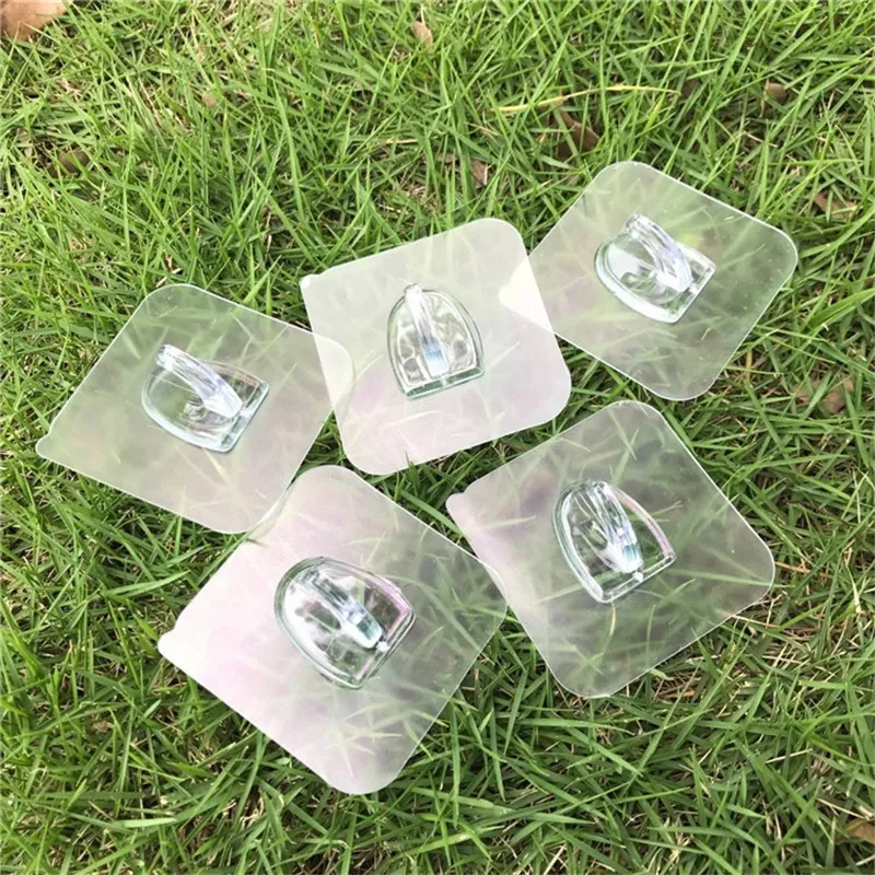 Прочные кухонные крючки 1 шт. прозрачные настенные на присоске вешалка для кухни