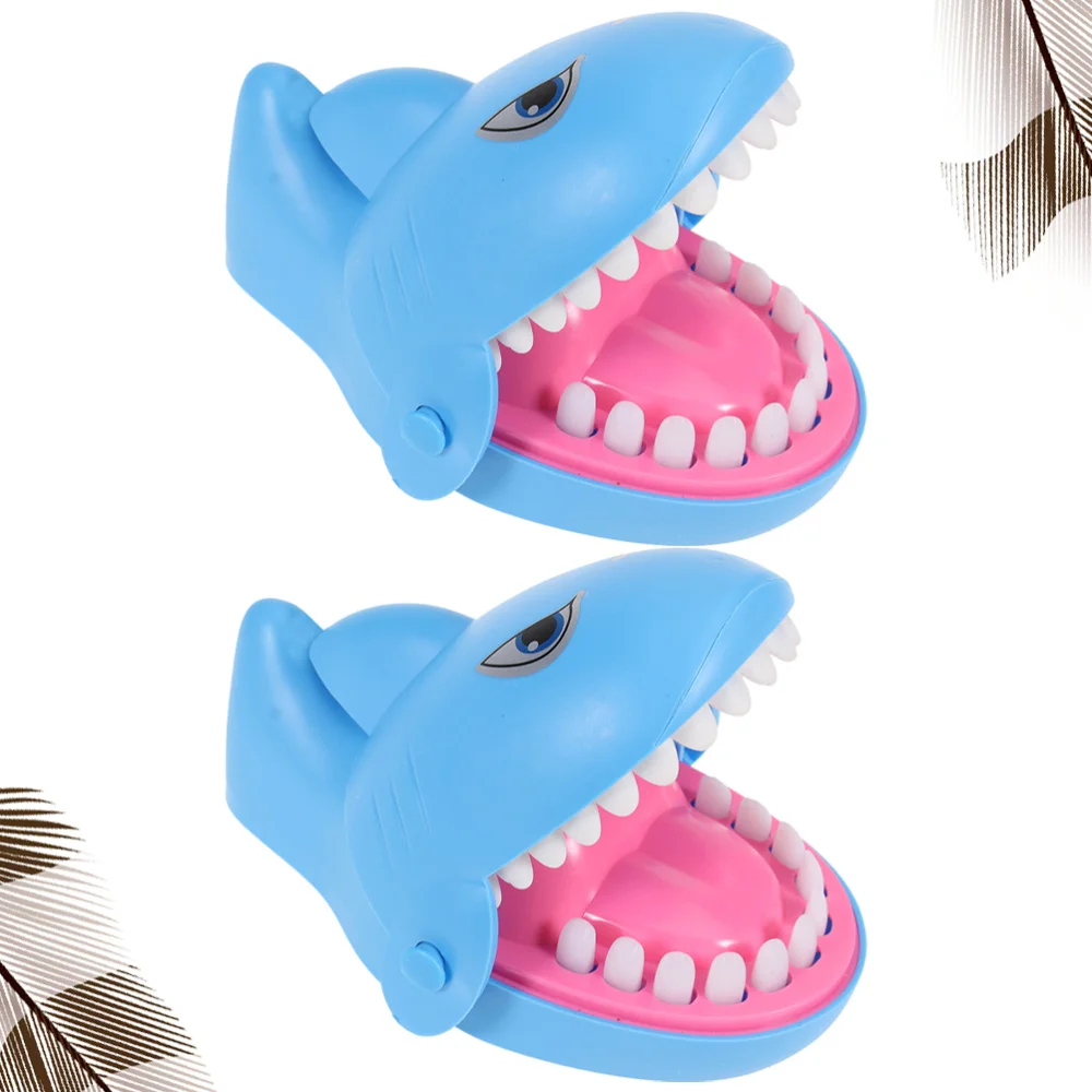 

Finger Biting Shark Creative Joke Trick Tooth Extraction Game Interactive Toys for Children and Parents )