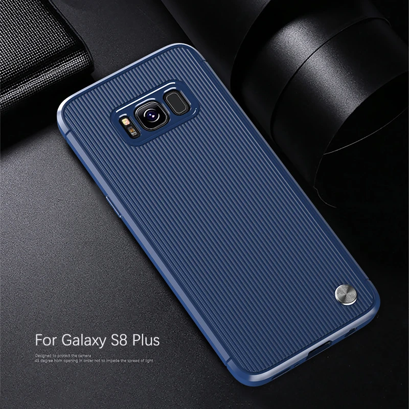 Силиконовый чехол для телефона Samsung Galaxy S8 Plus S8Plus защитный с защитой от падения
