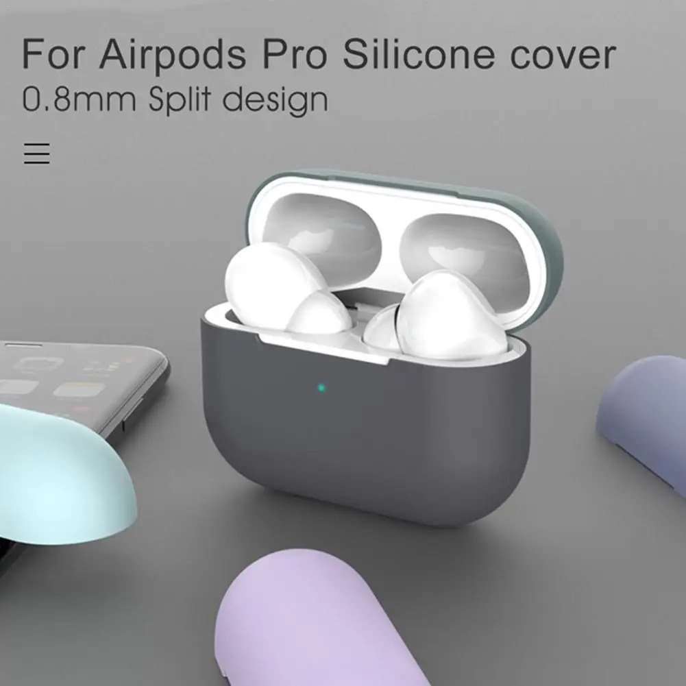 Ультратонкая защитная оболочка для наушников Airpods Pro беспроводной зарядки