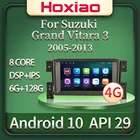 Автомагнитола 2 DIN, 4G, Android 10, мультимедийный видеоплеер для SUZUKI GRAND VITARA 2005, 2006, 2007, 2008-2015, GPS-навигация