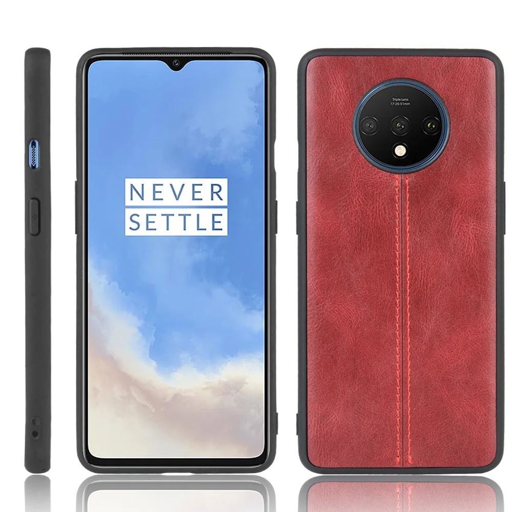 Чехол для OnePlus 7T 7 Pro чехол телефона Oneplus 6T роскошный кожаный накладка в деловом
