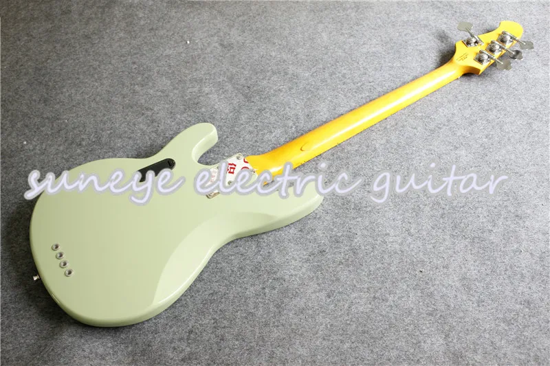 Suneye зеленая глянцевая отделка электрическая бас-гитара 4 струны музыка человек