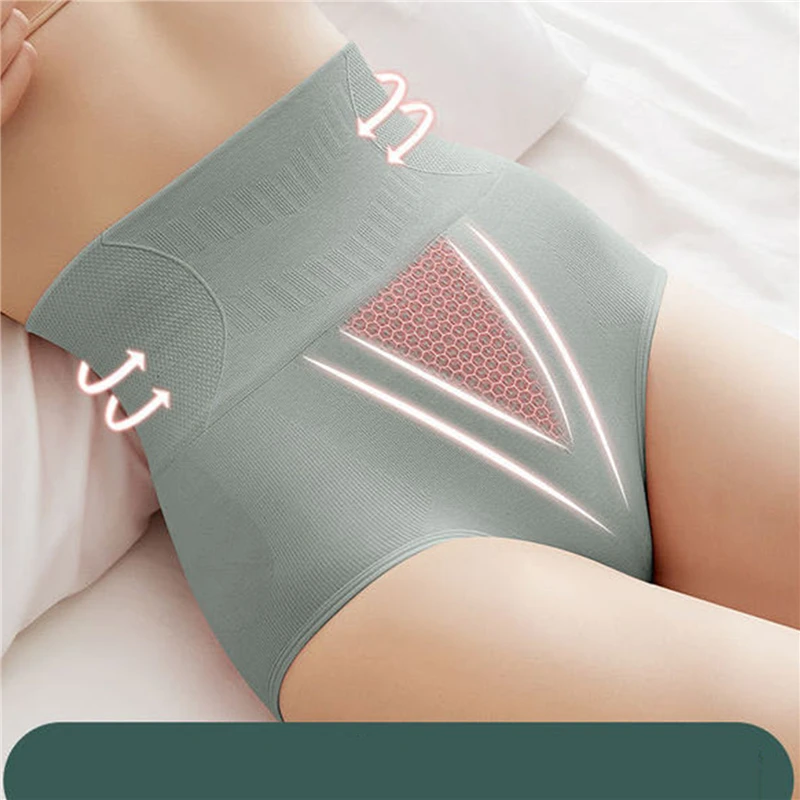 

New Seamless Women Body Shapers Summer Breathable Tummy Control High Waist Shapewears Hip-lifting Female Ubnderwear