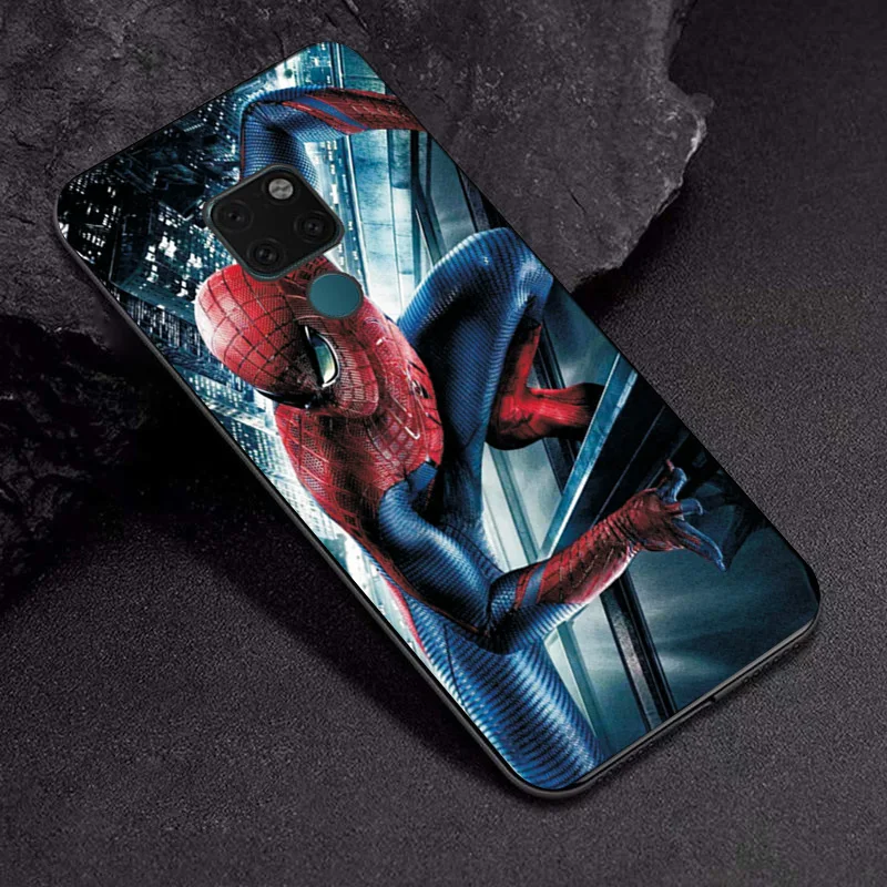 TPUBLK624 Для huawei mate 10 Lite mate 20 Pro чехол-накладка Marvel Мстители Капитан Америка Железный человек черный ТПУ для huawei Nova 2 3 2i 3i 3e - Цвет: TPUBLK624