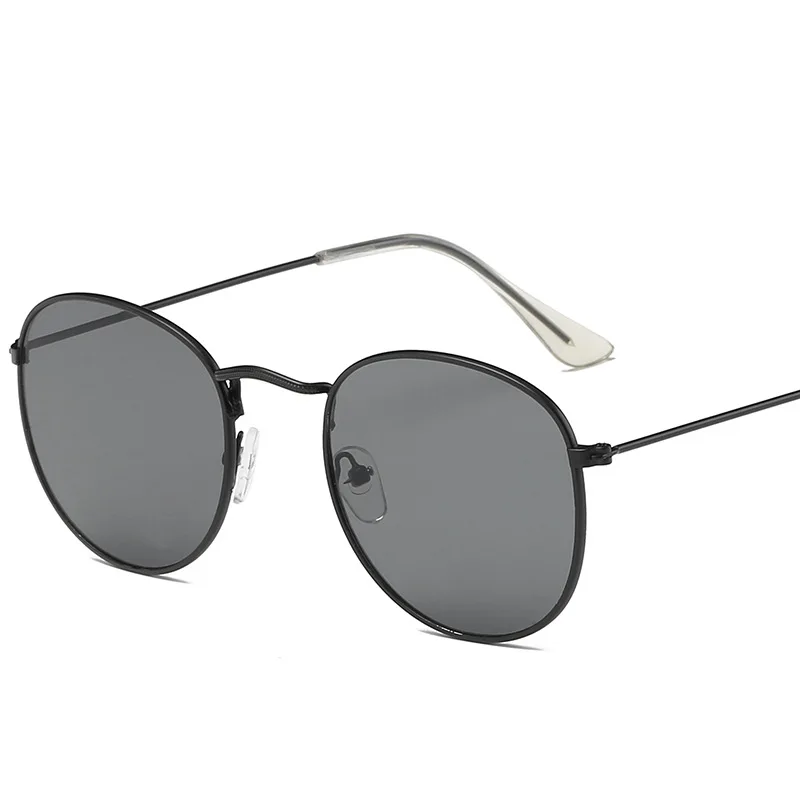 Ретро Круглые Солнцезащитные очки женские брендовые дизайнерские