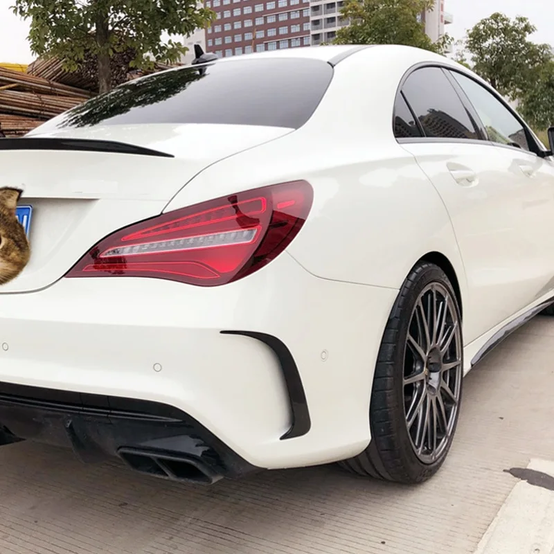 

Задний бампер спойлер вентиляционное отверстие Крышка для Benz Cla W117 Cla45 Amg 2013-2018