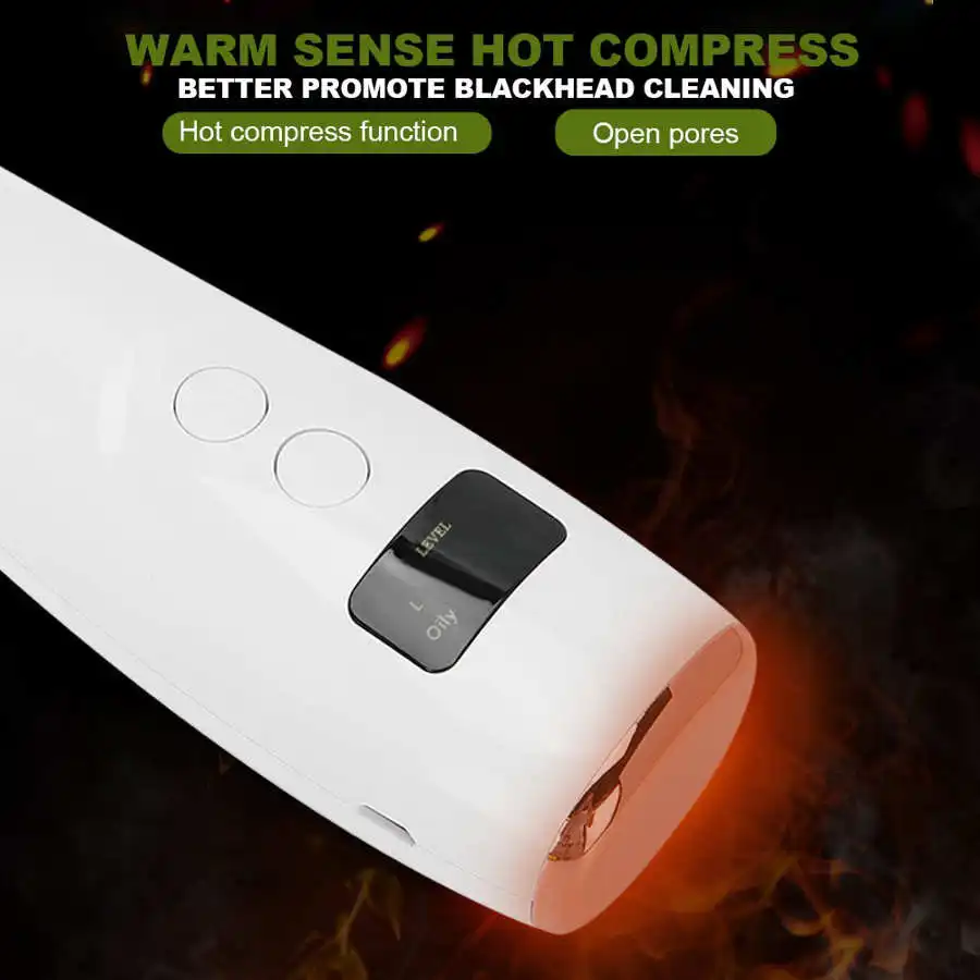 5-в-1 электрическая маска для удаления черных точек вакуумный инструмент горячий