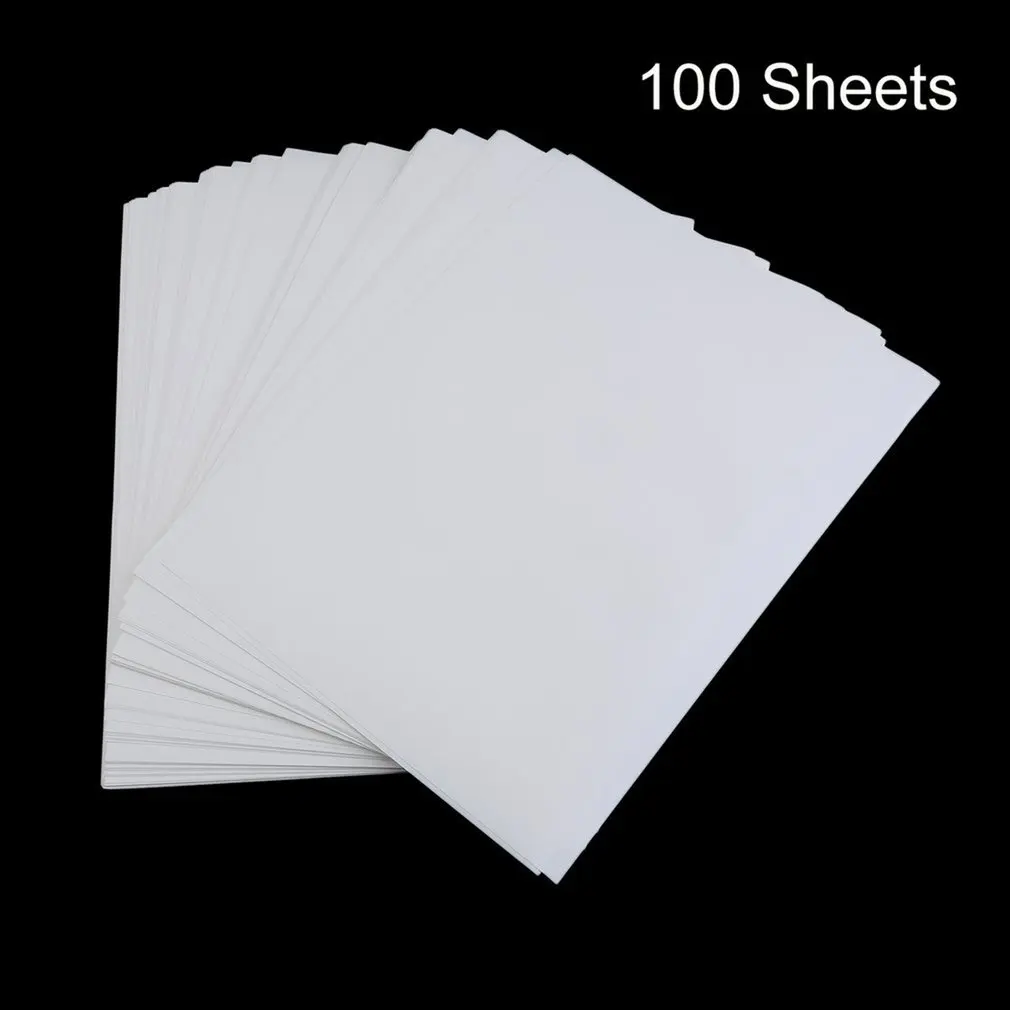 100 шт., сублимационная бумага для печати на футболках из полиэстера и хлопка
