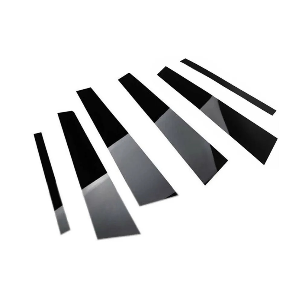 

Молдинги для окон автомобиля, отделка столба, красивая профессиональная отделка, глянцевые черные аксессуары