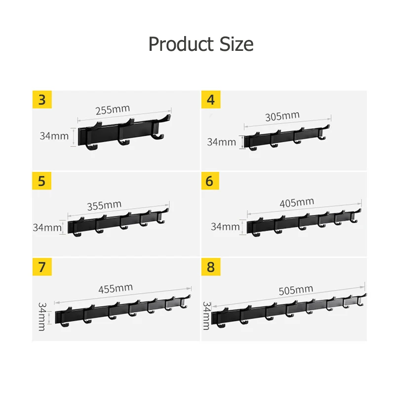 Крючки для одежды настенная вешалка пальто шляпы полотенец крючок-держатель
