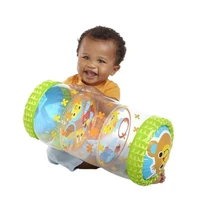 baby crawling inflatable roller toy toddler bell toys pvc baby fidget toys crawling learning roller with bells toddler standing