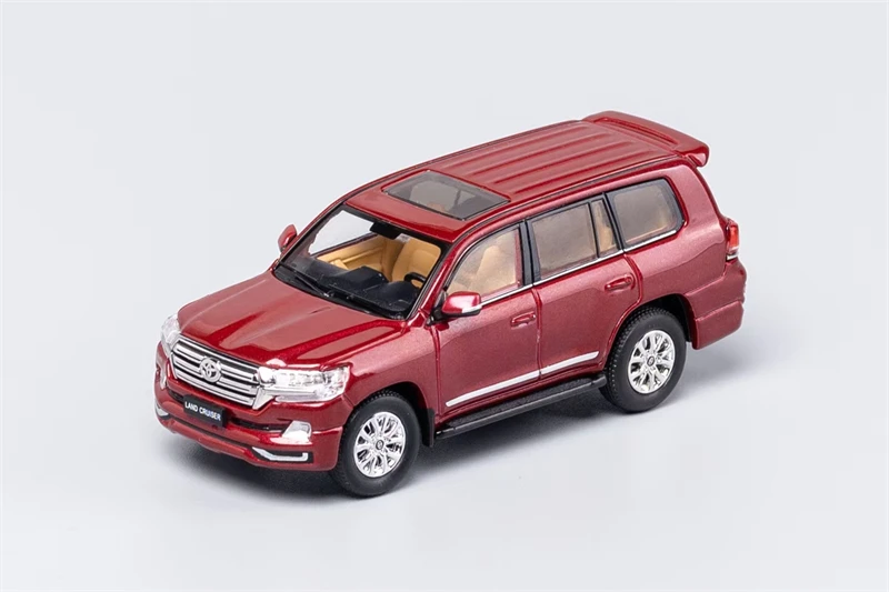 GCD 1:64 Toyota Land Cruiser 200 Black/White/Red/Grey Diecast Model Car | Игрушки и хобби