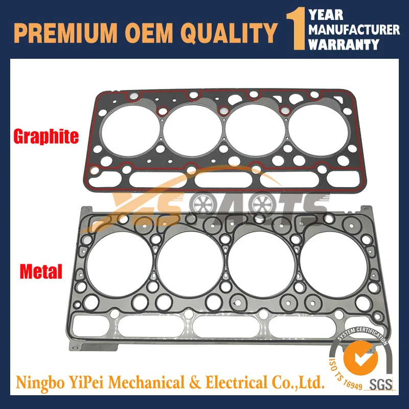 

Engine auto parts V2203 V2203T V2403 head gasket for kubota