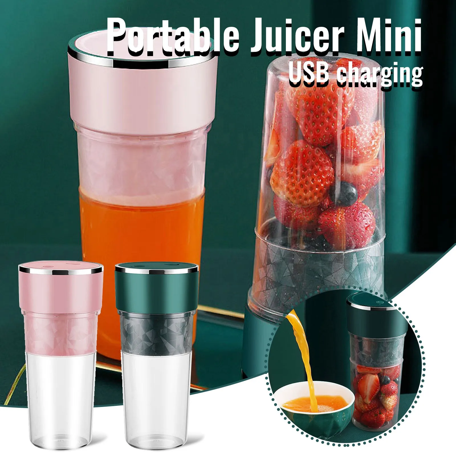 Портативная мини соковыжималка многофункциональный блендер одного размера с