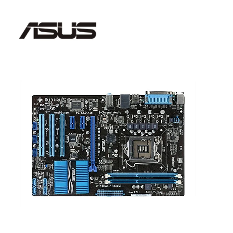 Материнская плата для настольного компьютера ASUS P8H61 PLUS LGA 1155 DDR3 Intel H61 материнская