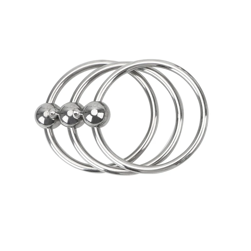 28/30/33/35/40/45mm Stainless Steel Male Penis Training Ring Delay Ejaculatio Cock Scrotum Man Sex Toys | Красота и здоровье
