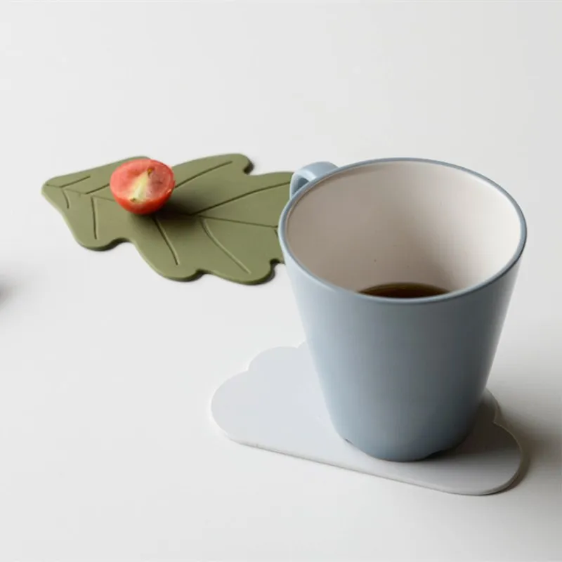 Силиконовая подставка с мультяшными животными изолирующая коврики для стола под