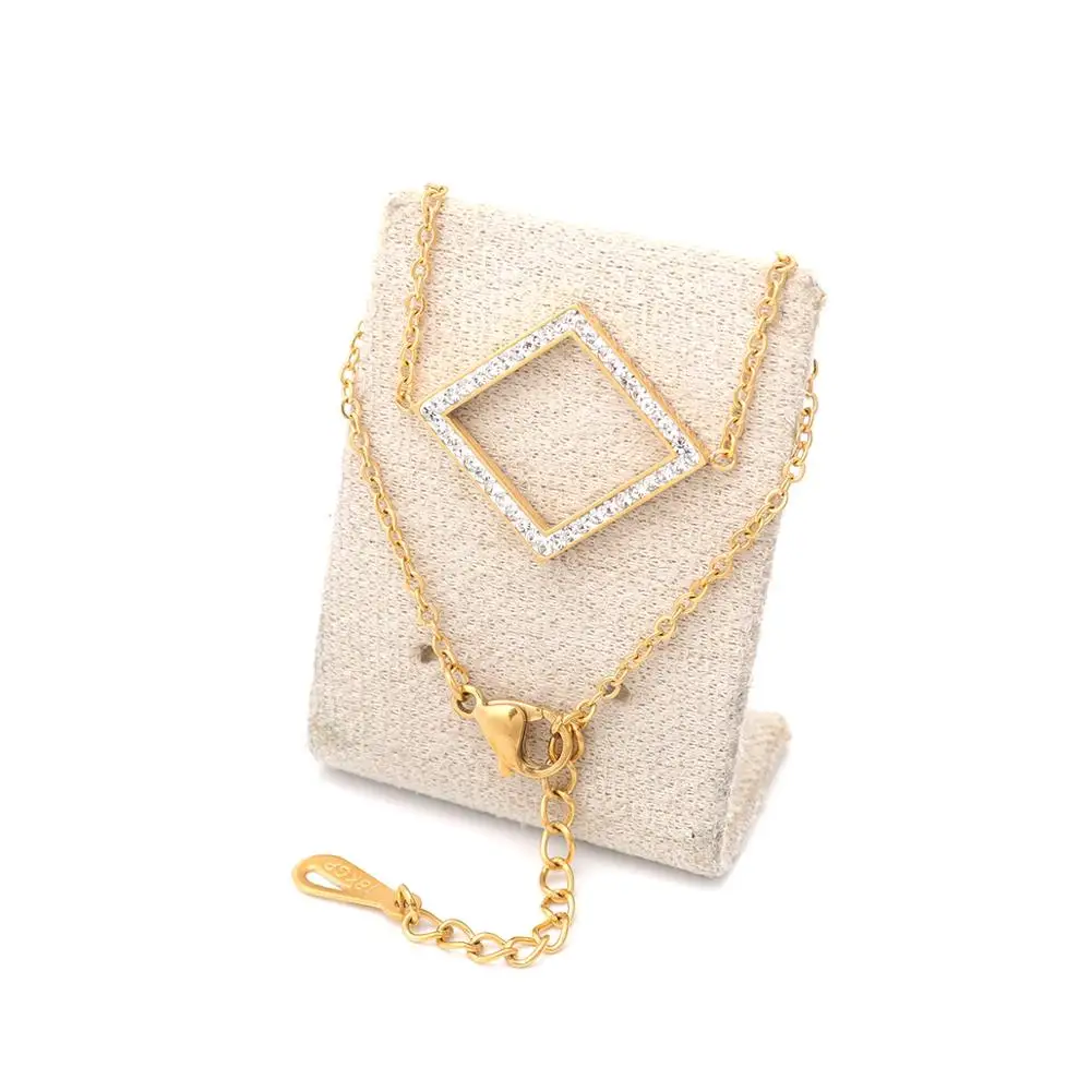 DoreenBeads модные браслеты из нержавеющей стали золотого цвета круглые