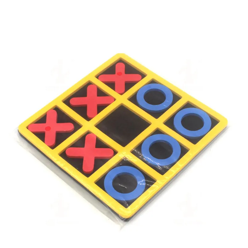 Пластиковые шахматы O X Tic Tac Toe набор для развития мозга тренировочный инструмент