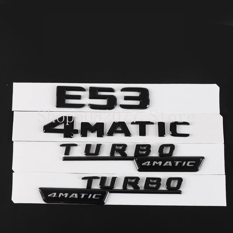 Эмблема E43 E53 E55 E63 E63S Coupe V8Biturbo 4matic + CGI для Mercedes Benz AMG W212 W213 E-class логотип БАГАЖНИКА
