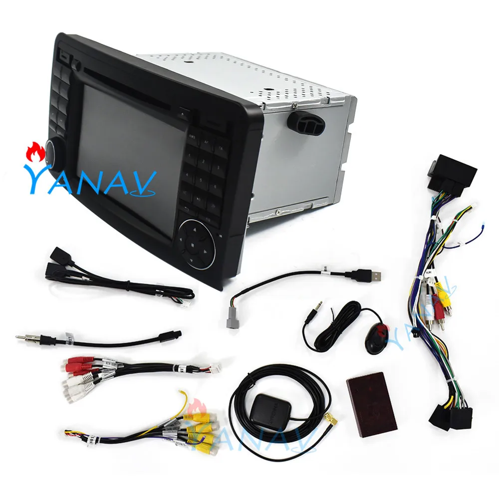 

2 Din android car radio stereo receiver for-Benz ML W164 X164 ML350 ML300 GL500 ML320 ML280 GL350 GPS navigation MP3 player