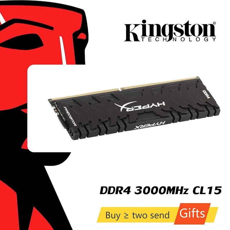 Kingston 3000 МГц DDR4 CL15 DIMM XMP HX430C15PB3/16 HyperX Predator 8 Гб 16 оперативная Память ddr4 для настольных