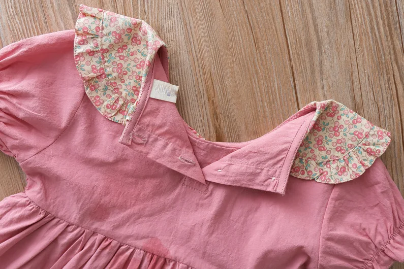 Платье для девочек с цветами Элегантное летнее платье на Рождество + сумка