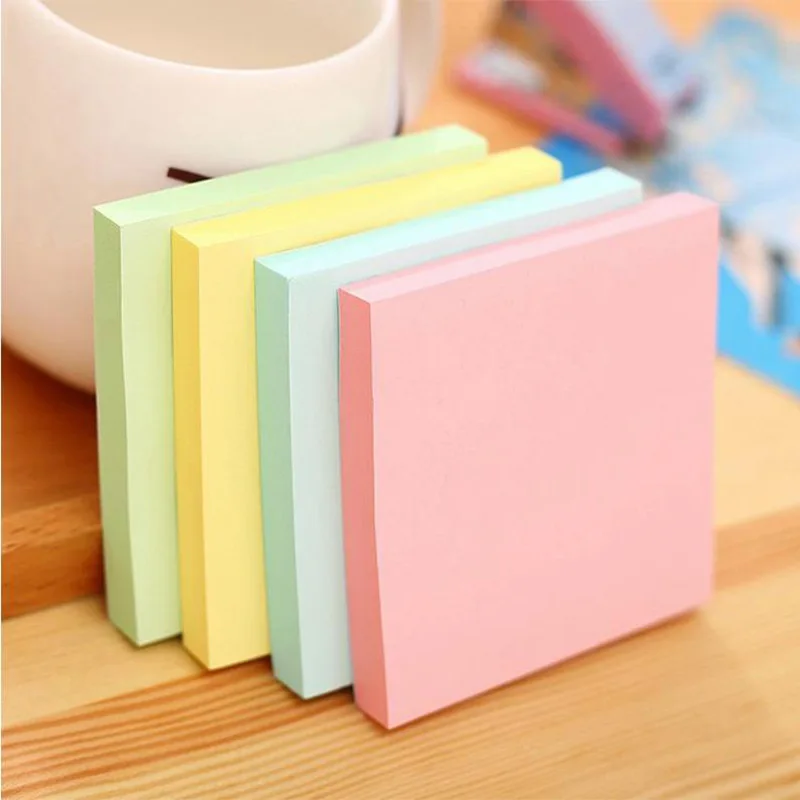 

Office Color Sticky Notes 76*76 Memo Sticky Note Paper 100 Pieces N Times Square Creative Stationery 100 Sheets/Book