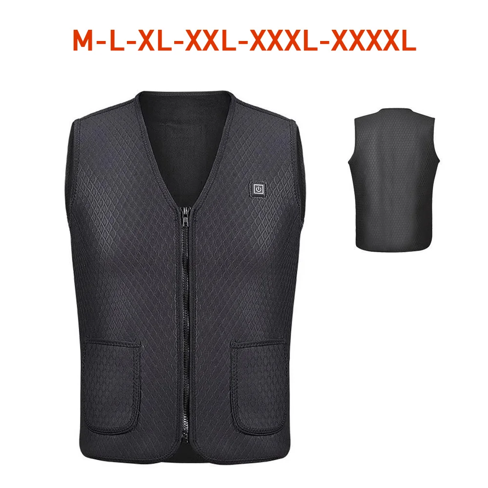 

2019 New Motorcycle Jacket Men USB Infrared Electric Heating Vest Waistcoat Thermal Clothing Winter Riding Jacket Chaqueta Moto