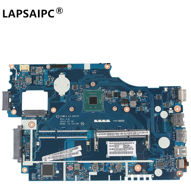 

Lapsaipc Z5WE3 For aspire E1-510 E1-510-2500 NBY4711002 NB.Y4711.002 LA-A621P DDR3 notebook pc Laptop Motherboard