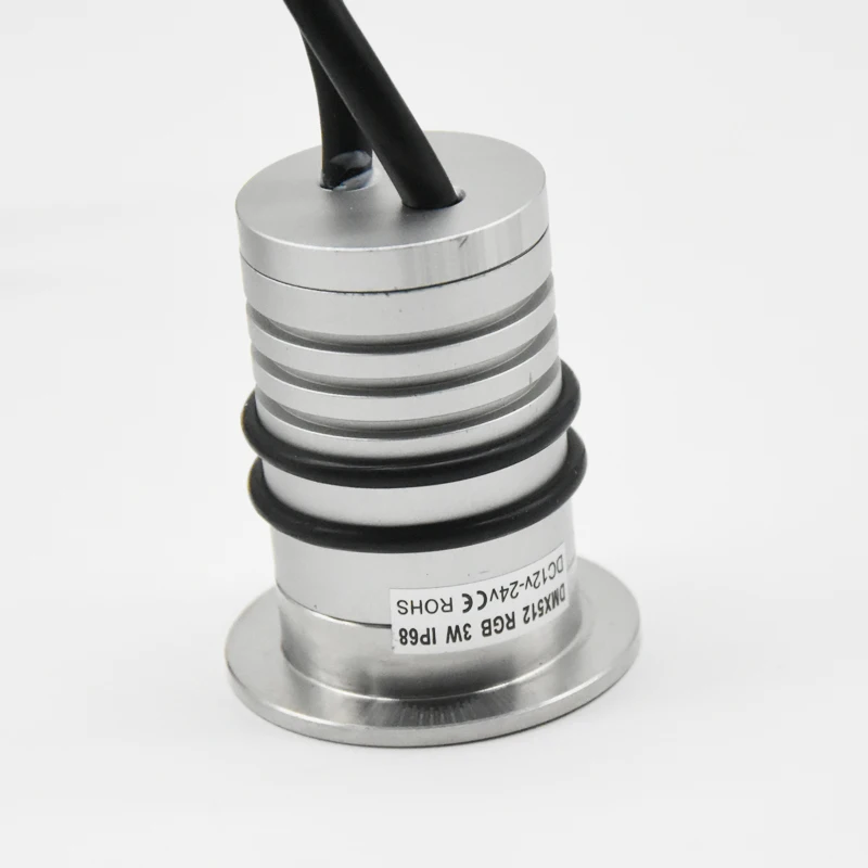 RGB DMX 512 скрытый 3 Вт CREE XBD lP68 бассейн наружный садовый ванночный Светодиодный