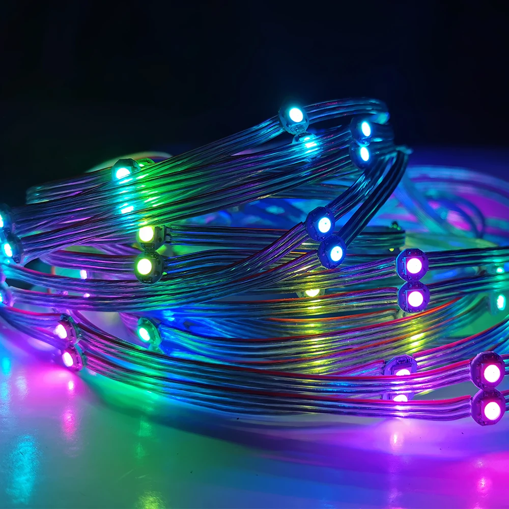 DIY Wifi матричная гирлянда на окно с WS2812B пиксели RGB светодиодный модуль радиатор