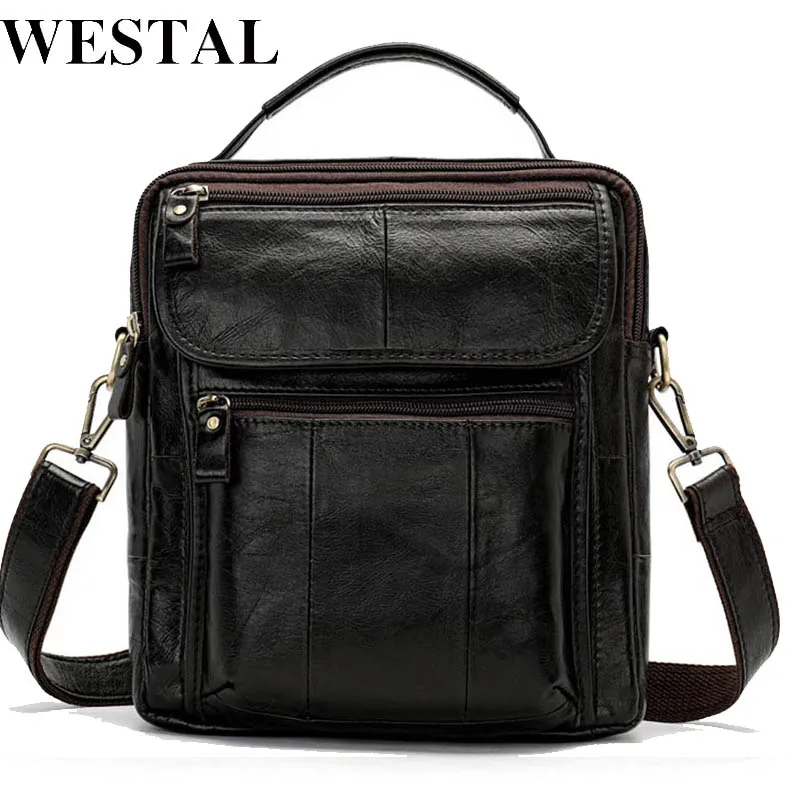Сумка мессенджер WESTAL 8713 Мужская кожаная через плечо|Сумки-кроссбоди| |