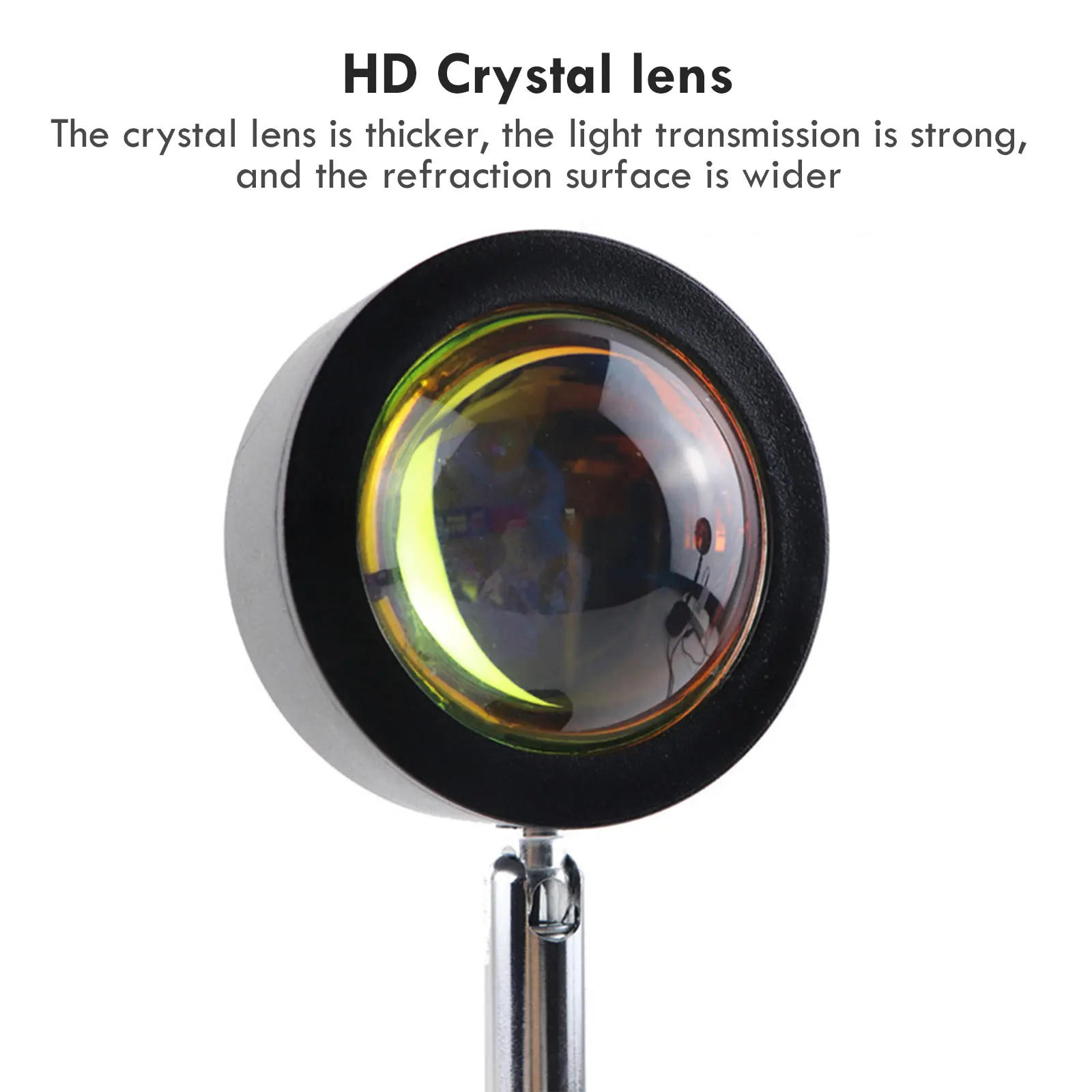 

New Sunset Projector Lamp Rainbow Atmosphere Led Night Light For Home Bedroom Coffe Shop Background Wall Decor USB Table Lamp