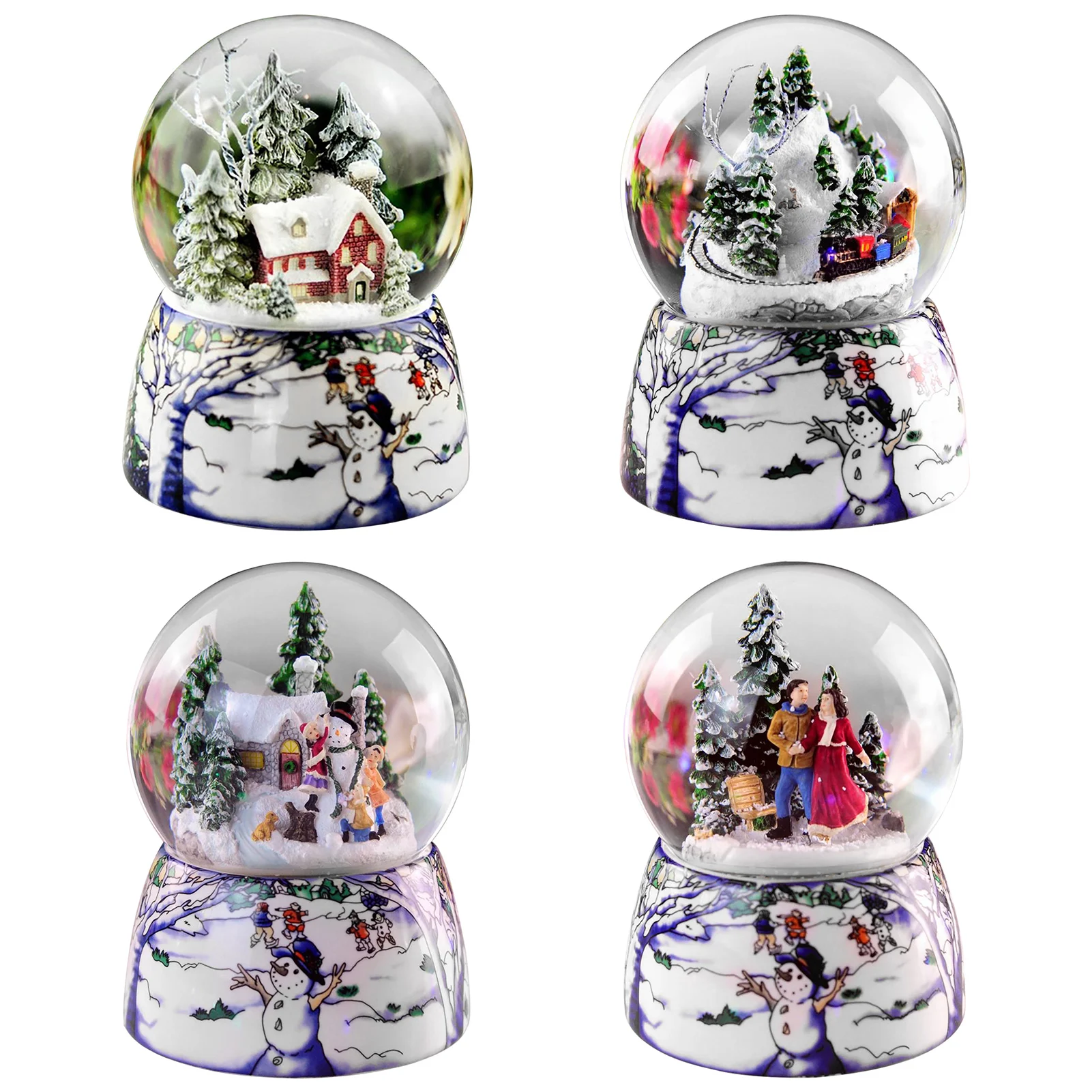 

Музыкальная шкатулка в виде хрустального шара по индивидуальному заказу, Рождественская тема, снежный шар музыка Коробки музыкальный Снеж...