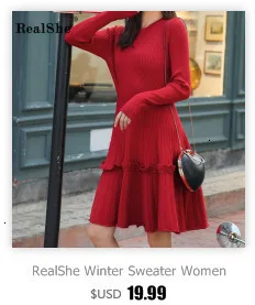 RealShe, женское платье, элегантное, с круглым вырезом, с рукавом до локтя, с оборками, сплошное, трикотажное, женское, макси платье, весна-осень, винтажное платье